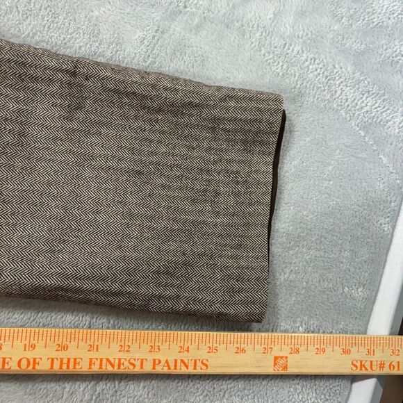 LL Bean Pants Straight Leg 4P Brown‎ Houndstooth Cotton Lined Classic Fit Womens - Picture 6 of 10